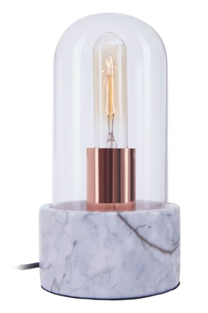 Orsina Lamonte Marble Base Bell Lamp in Grey - image 1