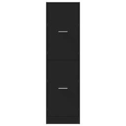 Berkfield Home Apothecary Cabinet¬†Black 40x41x144.5 cm Engineered Wood in Black - thumbnail 5