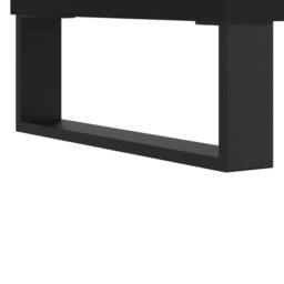 Berkfield Home Shoe Cabinet Black 102x36x60 cm Engineered Wood - Size: 102 x 36 x 60 cm - thumbnail 8