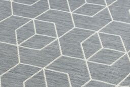 RugsX Flat Rug in Grey - Size: 200 cm x 290 cm - thumbnail 5