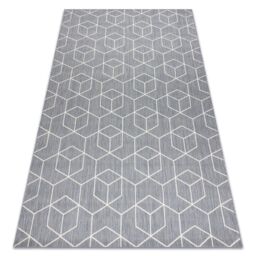 RugsX Flat Rug in Grey - Size: 200 cm x 290 cm - thumbnail 1
