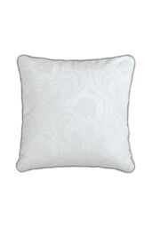 1951 'Ashleigh' Jacquard Cushion in Silver - Size: 40 cm x 40 cm