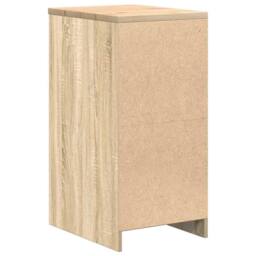 Berkfield Home Durable Garage Storage Cabinet Sonoma Oak 40x51x85 cm Solid Wood Pine in Light Tan - Size: 40 x 51 x 85 cm - thumbnail 8
