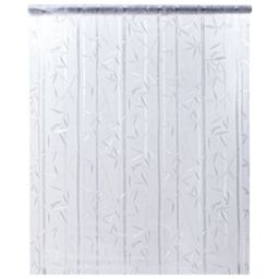 Berkfield Home Window Film Frosted Bamboo Pattern 45x500 cm PVC in Black - thumbnail 1