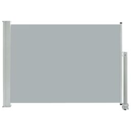 Berkfield Home Patio Retractable Side Awning 80x300 cm Grey - thumbnail 2