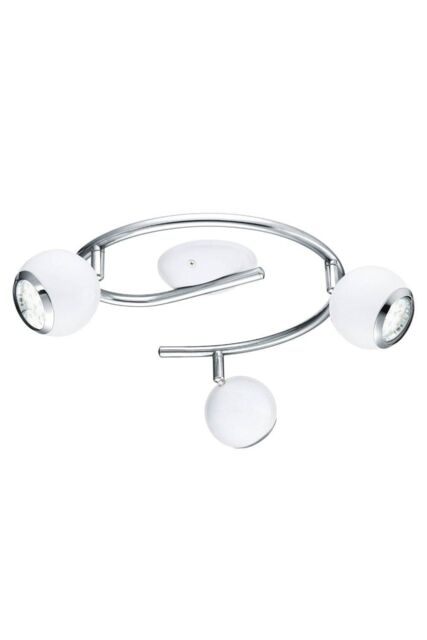 Eglo Bimeda Metal 3 Light (Inclusive) Ceiling Fitting in White - image 1