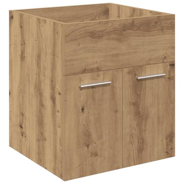 Berkfield Home Sink Cabinet with Built-in Basin & Faucet Artisan Oak in Brown - image 1