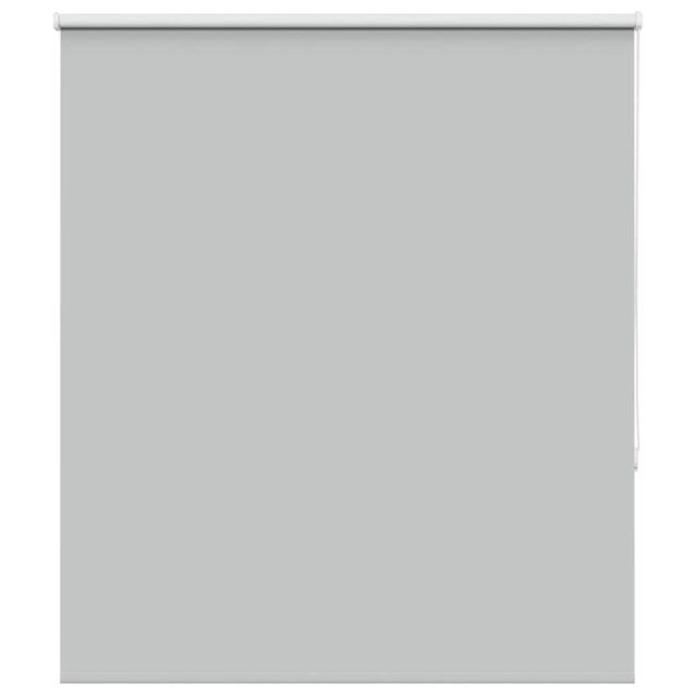 Berkfield Home Roller Blind Blackout Light Grey 120x150 cm Fabric Width 116.6 cm Polyester - image 1