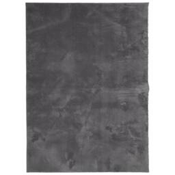 Berkfield Home Rug Short Pile Soft & Washable Anthracite 140x200 cm in Dark Grey - Size: 100 cm diameter - thumbnail 3