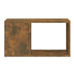 Berkfield Home TV Cabinet Smoked Oak 60x24x32cm Engineered Wood in Brown - Size: 60 x 24 x 32 cm - thumbnail 5