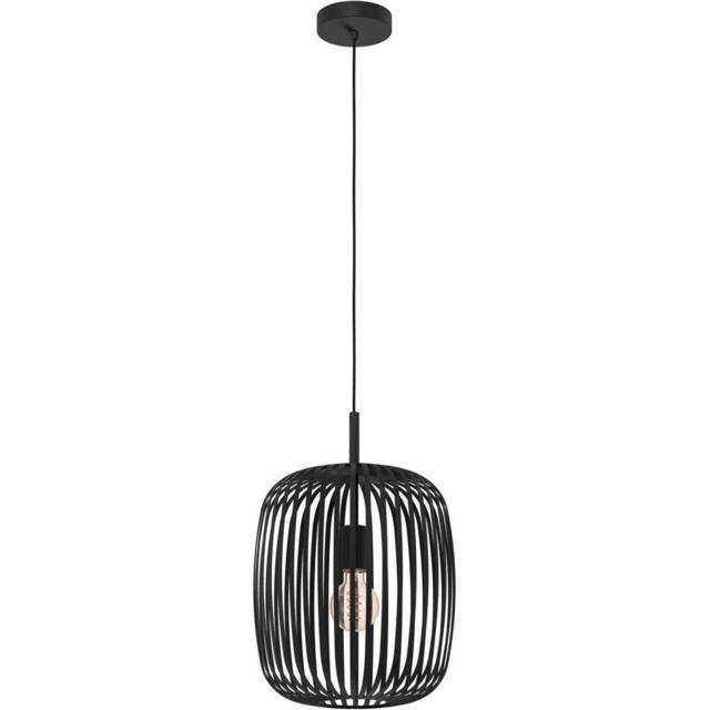 Loops Sleek Black LED Pendant Ceiling Light - Design for Stylish Indoor - image 1