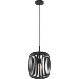 Loops Sleek Black LED Pendant Ceiling Light - Design for Stylish Indoor - thumbnail 1