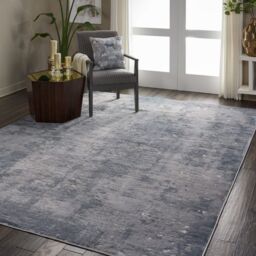 The Rug Shop UK Luxurious Modern Easy To Clean Stain-Resistant Area Rug in Dark Grey - Size: 280 cm x 380 cm - thumbnail 1