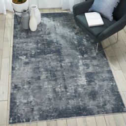 The Rug Shop UK Luxurious Modern Easy To Clean Stain-Resistant Area Rug in Dark Grey - Size: 280 cm x 380 cm - thumbnail 2