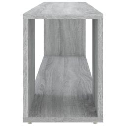Berkfield Home TV Cabinet Grey Sonoma 100x24x32 cm Engineered Wood - Size: 100 x 24 x 32 cm - thumbnail 6