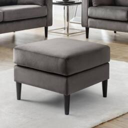 Cheshire Hayward Velvet Grand 3 Seater Sofa in Light Grey - thumbnail 2