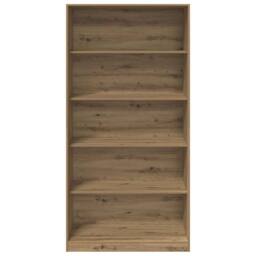 Berkfield Home Wardrobe Artisian Oak 100x50x200 cm Engineered Wood in Brown - Size: 100 x 50 x 200 cm - thumbnail 4