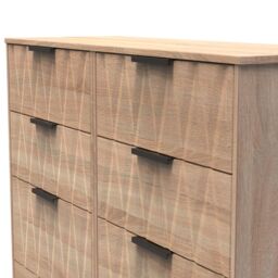 Ready Assembled 2 U Washington 6 Drawer Wide Chest (Ready Assembled) in Light Oak - thumbnail 4