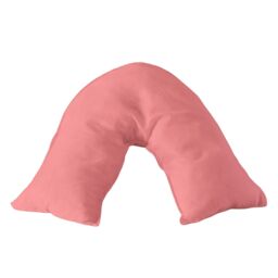 Snug City Microfibre Soft Touch V Shape Plain Dyed Pillowcase in Pink - thumbnail 2
