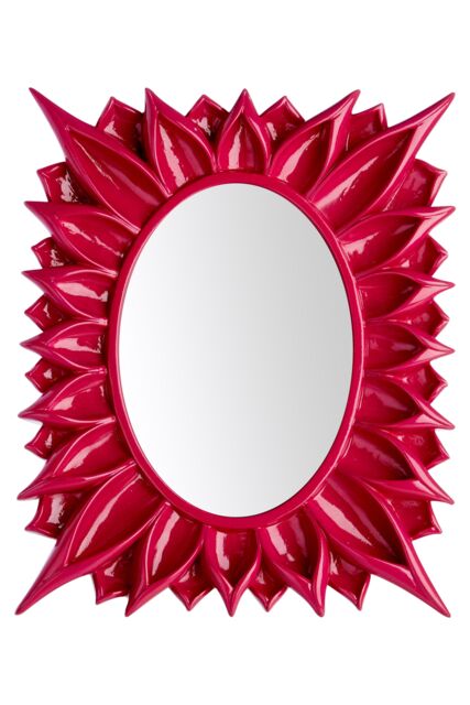 Orsina Unique Raspberry 5 x 7 Photo Frame, Polyresin Picture Holder, Landscape or Portrait Orientation Poster Frame in Pink - image 1