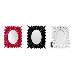 Orsina Unique Raspberry 5 x 7 Photo Frame, Polyresin Picture Holder, Landscape or Portrait Orientation Poster Frame in Pink - thumbnail 3