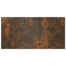 Berkfield Home Bed Headboard Smoked Oak 160x1.5x80 cm Engineered Wood in Brown - thumbnail 5