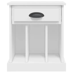 Berkfield Home Elegant Bedside Cabinets 2 pcs White 43x36x50 cm - Size: 43 x 36 x 50 cm - thumbnail 8