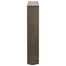 Berkfield Home Dining Table Legs V-Shape 2 pcs Natural Steel 30x(30-31.3) cm Steel in Brown - thumbnail 6