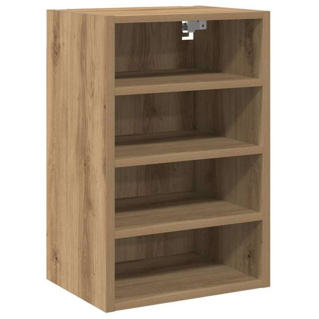 Berkfield Home Hanging Cabinet Artisan Oak 40x29.5x60 cm Engineered Wood in Brown - image 1