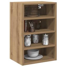 Berkfield Home Hanging Cabinet Artisan Oak 40x29.5x60 cm Engineered Wood in Brown - thumbnail 3