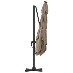 Berkfield Home Patio Umbrella Taupe Large Polyester & Steel - thumbnail 7