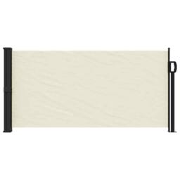 Berkfield Home Retractable Side Awning Cream 100x500 cm - thumbnail 3