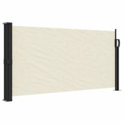 Berkfield Home Retractable Side Awning Cream 100x500 cm - thumbnail 2