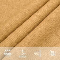 Berkfield Home Sunshade Sail 160 g/m¬≤ Rectangular Sand 4x5 m HDPE in Yellow - thumbnail 8