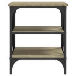 Berkfield Home Side Tables 2 pcs Sonoma Oak 40x42x50 cm Engineered Wood in Brown - Size: 40 x 42 x 50 cm - thumbnail 6