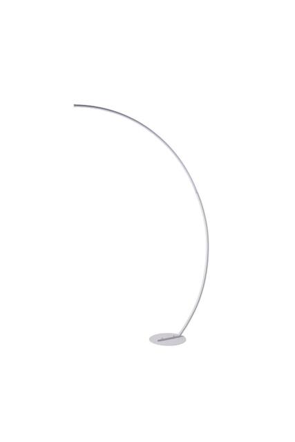 Living and Home Dimmable LED Arc Floor Lamp with Remote Control in White - image 1