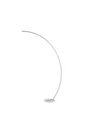 Living and Home Dimmable LED Arc Floor Lamp with Remote Control in White