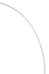 Living and Home Dimmable LED Arc Floor Lamp with Remote Control in White - thumbnail 3
