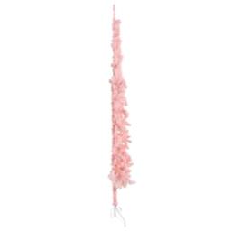 Berkfield Home Slim Artificial Half Christmas Tree with Stand Pink 240 cm - thumbnail 5