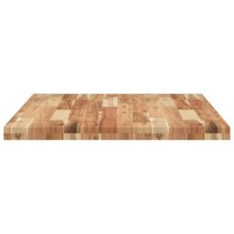 Berkfield Home Table Top Rectangular 120x70x4 cm Solid Wood Acacia in Brown - Size: 120 x 70 x 4 cm - thumbnail 6