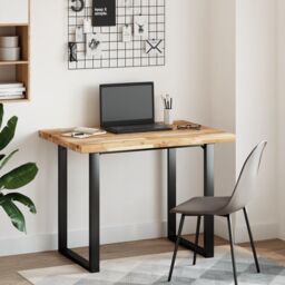 Berkfield Home Table Top Rectangular 120x70x4 cm Solid Wood Acacia in Brown - Size: 120 x 70 x 4 cm - thumbnail 3
