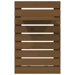 Berkfield Home Wall-mounted Bedside Shelves 2 pcs Honey Brown Solid Wood Pine - thumbnail 6