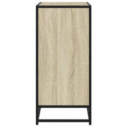 Berkfield Home Sideboard Sonoma Oak 68x35x76 cm Engineered Wood in Light Tan - Size: 68 x 35 x 76 cm - thumbnail 5