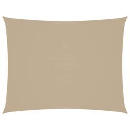 Berkfield Home Sunshade Sail Oxford Fabric Rectangular 4x5 m Beige - thumbnail 2