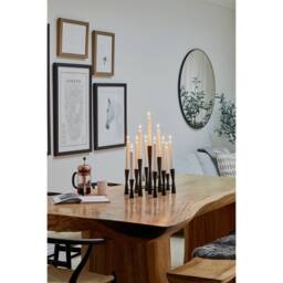 Lemon Pavilion Furniture and Decor Parker 11 Piece Candle Centerpiece - L27 x W51.5 x H42 cm - Black - thumbnail 2