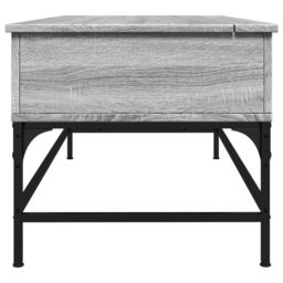 Berkfield Home Coffee Table Grey Sonoma 100x50x45 cm Engineered Wood & Metal - Size: 100 x 50 x 45 cm - thumbnail 6