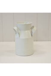 KDMD Metal Cream Vase 18cm - thumbnail 1