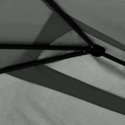 Berkfield Home Gazebo 3x6x2.6 m Anthracite 160 g/m ² in Black - thumbnail 3