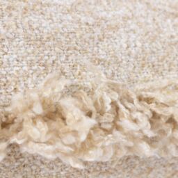 Yard Doze Woven Fringed Cushion in Natural - Size: 40 cm x 60 cm - thumbnail 3