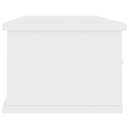 Berkfield Home Wall-mounted Drawer Shelf White 88x26x18.5 cm Engineered Wood - thumbnail 5